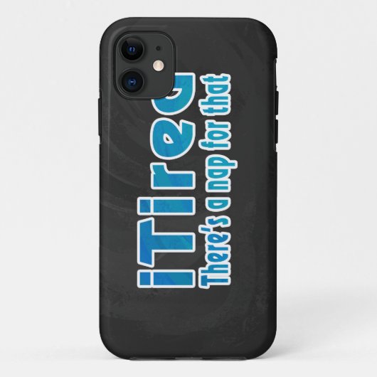 私は疲れたが、そのための昼寝がある Case-Mate iPhoneケース (裏面)