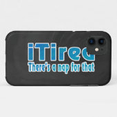 私は疲れたが、そのための昼寝がある Case-Mate iPhoneケース (裏面(横))