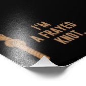 私は疲れ切った結び目だ フォトプリント            (角)