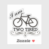 私は疲れ果てた自転車だ シール (シート)