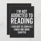 私は病に溺れ読ない。 サンキューカード (正面/裏面)