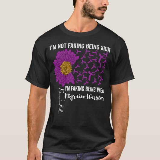 私は病気を仮装していない私は健康を仮装している Tシャツ (正面)