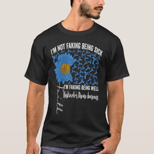 私は病気を仮装していない私は元気に仮装しているハ Tシャツ (正面)