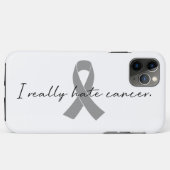 私は癌が大嫌いだ |生存者 |任意のカラーリボン Case-Mate iPhoneケース (裏面(横))