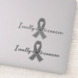 私は癌が大嫌いだ | Glioblastoma GBM シール