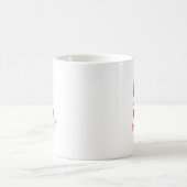 私は癌と戦う何あなたの超大国の乳癌 コーヒーマグカップ (中央)