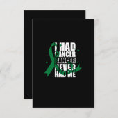 私は癌を持っていた、癌は私を持っていなかった 招待状 (正面/裏面)
