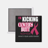 私は癌を蹴っているお尻あなたの超大国 マグネット (正面/裏面)