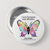 私は癲癇との誰かを愛します 缶バッジ (正面&裏面)