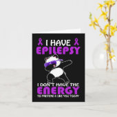 私は癲癇を持っている私があなたを好むふりをしないで カード (黄色い花)