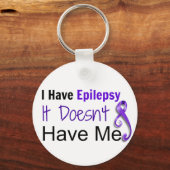 私は癲癇を持っている。キーチェーンがない キーホルダー (正面)