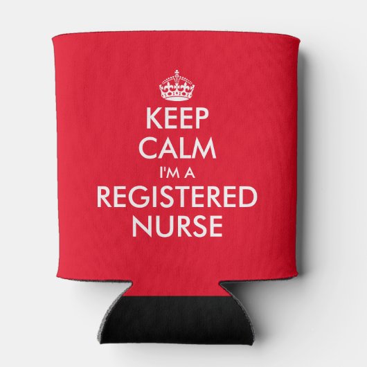 私は登保録されたナース缶クーラーの落ち着いた 缶クーラー (裏面)