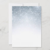 私は白いクリスマスのパーティーの夢を見ている 招待状 (裏面)