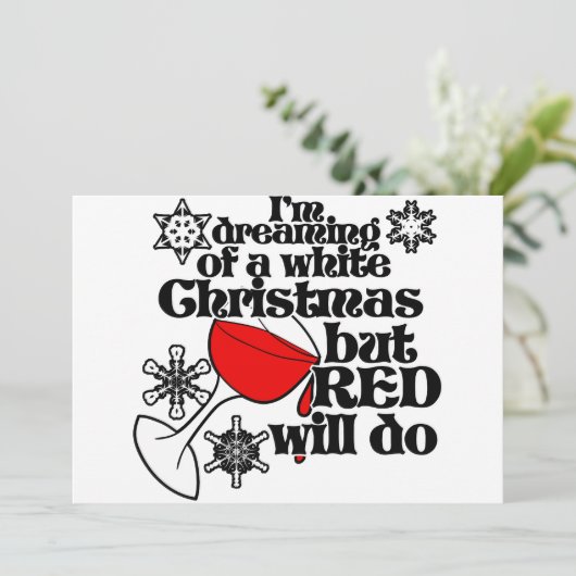 私は白いクリスマスの夢を見ているが、赤は行くだろう 招待状 (スタンド正面)