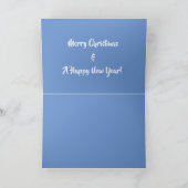 私は白いクリスマスの夢を見ている カード (内部)