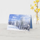 私は白いクリスマスの夢を見ている カード (黄色い花)