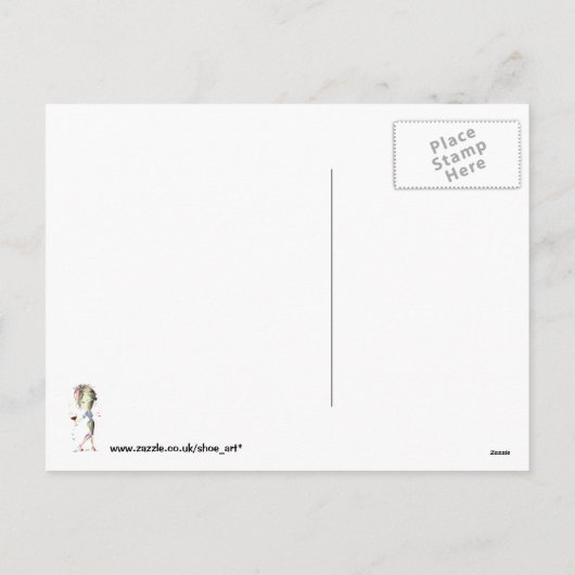 私は白いクリスマスの夢を見ている、ギフトおもしろい シーズンポストカード (裏面)