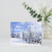 私は白いクリスマスの夢を見ている ポストカード (スタンド正面)