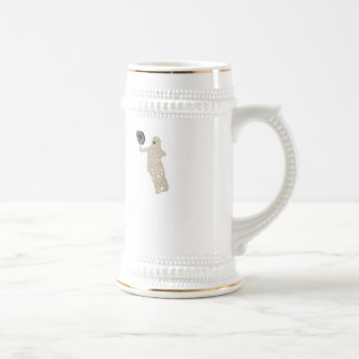 私は白くまです。 射撃演習 ビールジョッキ