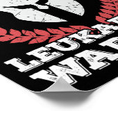 私は白血病戦士の白血病認識度 ポスター (角)