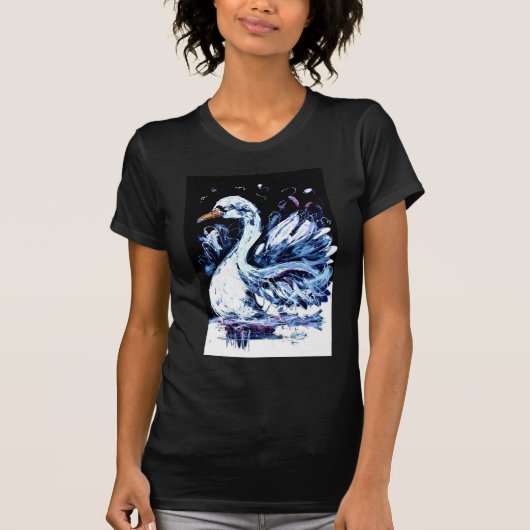 私は白鳥です Tシャツ (正面)