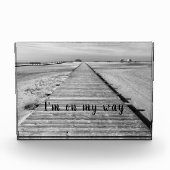 私は白黒のビーチへ行く フォトブロック (正面)