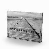 私は白黒のビーチへ行く フォトブロック (右)