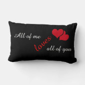 私は皆あなた方を愛している ランバークッション (裏面)