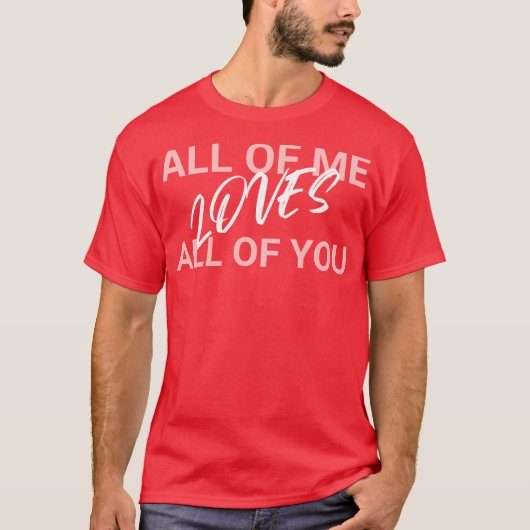 私は皆あなた方を愛している Tシャツ (正面)