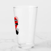 私は皆が嫌いだが君は黒い タンブラーグラス (左)