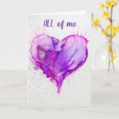 **私は皆さんを愛している**ラブカード カード (黄色い花)