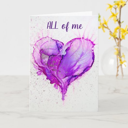 **私は皆さんを愛している**ラブカード カード (黄色い花)