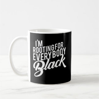 私は皆の黒人を応援している コーヒーマグカップ