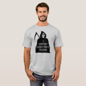 私は皆を軍隊支えます Tシャツ (正面フル)