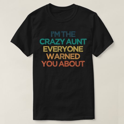 私は皆熱狂するよ警告よおもしろい Tシャツ (デザイン正面)