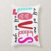 私は皆、あなた方を愛している アクセントクッション (正面(垂直))