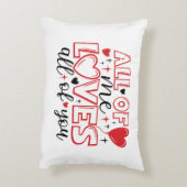 私は皆、あなた方を愛している アクセントクッション (裏面(縦))