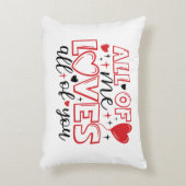 私は皆、あなた方を愛している アクセントクッション (正面(垂直))