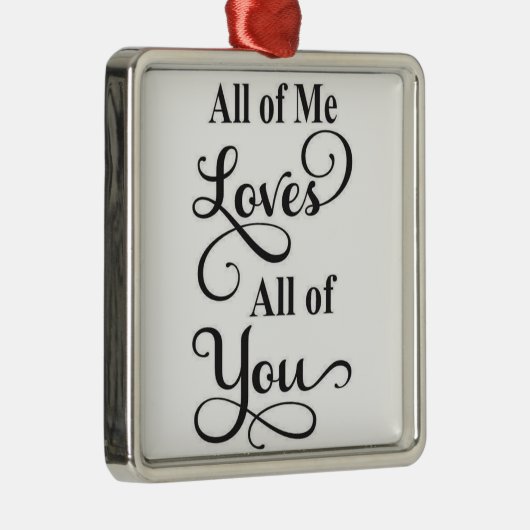 *私は皆、あなた方を愛している*クリスマスオーナメント メタルオーナメント (右)