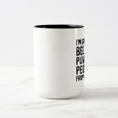 私は皮肉だ ツートーンマグカップ (中央)