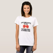私は皮肉だ Tシャツ (正面フル)
