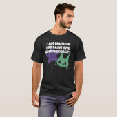 私は皮肉と同性愛でできています  Tシャツ (正面フル)