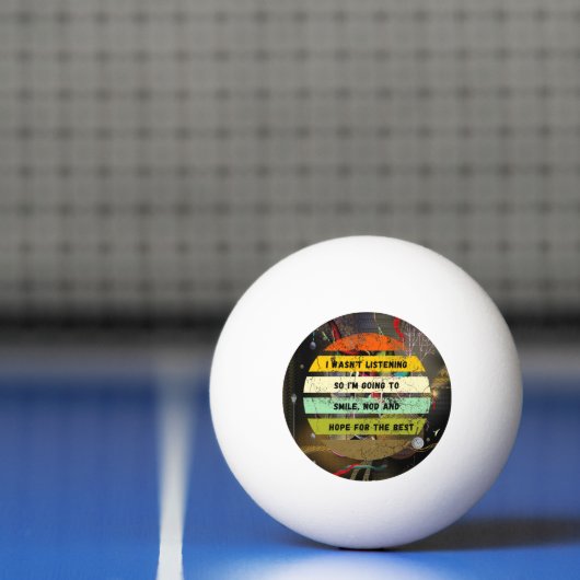 私は皮肉な冗談聞ではなおもしろいかった 卓球ボール (ネット)