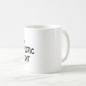 私は皮肉な喜びおもしろマグカップだ コーヒーマグカップ (正面右)