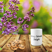 私は皮肉な喜びコーヒーマおもしろいグだ ジャンボコーヒーマグカップ