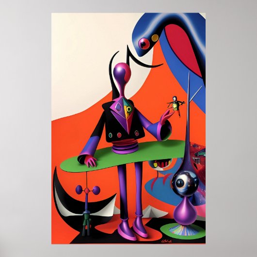私は皮肉な男ケン・ゲージ・シュルリアリズム ポスター (正面)