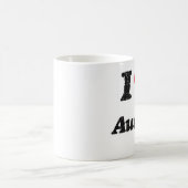 私は監査を愛します コーヒーマグカップ (中央)