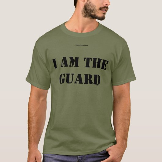 私は監視です Tシャツ (正面)