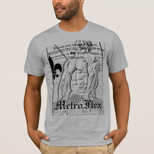 私は目がさめている…ことを苦痛が私に告げるので Tシャツ (正面)