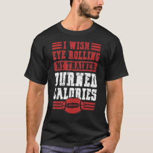 私は目のトレーナ転がーが～に対して皮肉なヴィンテージを望む Tシャツ